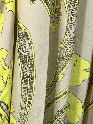 Jessica Simpson Yellow Tropical Floral Long Gown Wedding/Dance Womens Sz 8 - Picture 4 of 9
