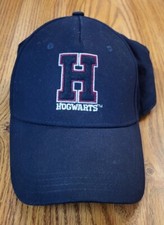 Harry Potter Hogwarts Blue  Burgundy Adjustable Hat Sized One Size Fits Most