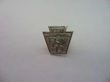 Nice Vintage Advertising Mens Tie Tack Pin The County Trust Company BDD