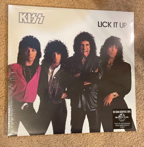 KISS LICK  IT UP 2014 REISSUE 180 GRAM AUDIOPHILE VINYL LP NEW SEALED  - Picture 1 of 2