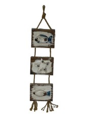 3 Tiered Nautical Wall Hanging Beach Themed Home Decor