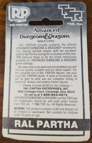 Savage Warriors (1989, Ral Partha 11-015) AD&D MINI nib lead Tweet collection - Picture 3 of 4