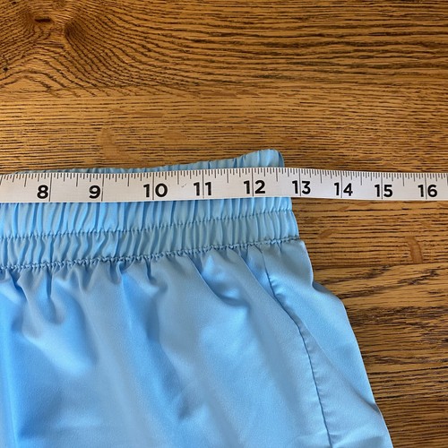 Nike Youth Girls Lined Running Shorts Sz Large Blue Pull On Drawstring 25x2.5 - Picture 9 of 11