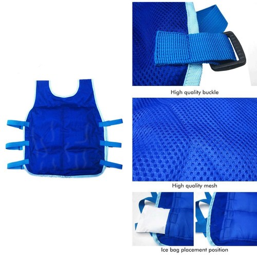 Ice Cooling Vest With Cooling Packs For Men Women Cool Shirt For Weather - Picture 5 of 12