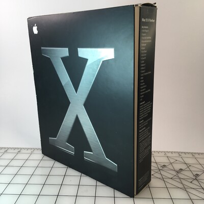 Vtg Apple Macintosh OS X 10.3 Panther Computer Software Mac COMPLETE BOX SET