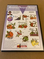 Amazing Designer Series: Joyce Drexler's Fruits & Birds I (CD ROM, 2003) RARE