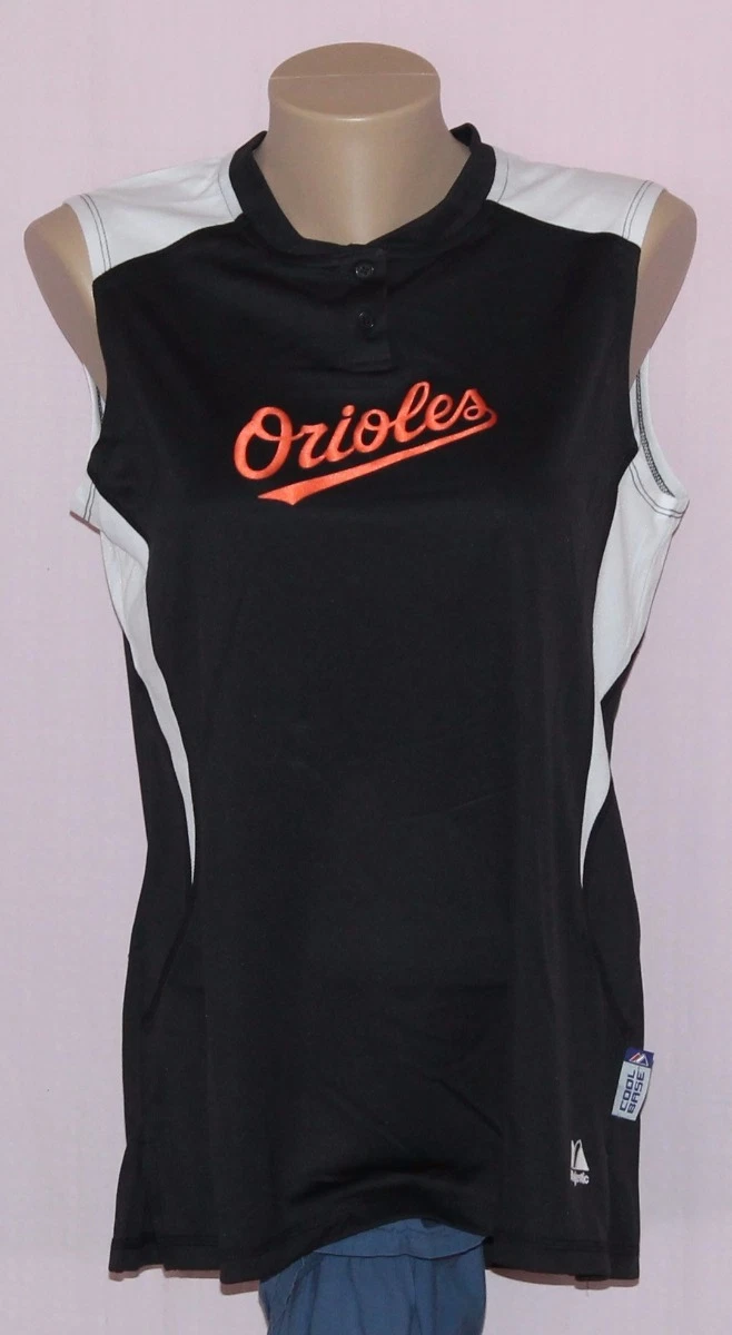 Baltimore Orioles Womens Cool Base Jersey Black MLB Majestic