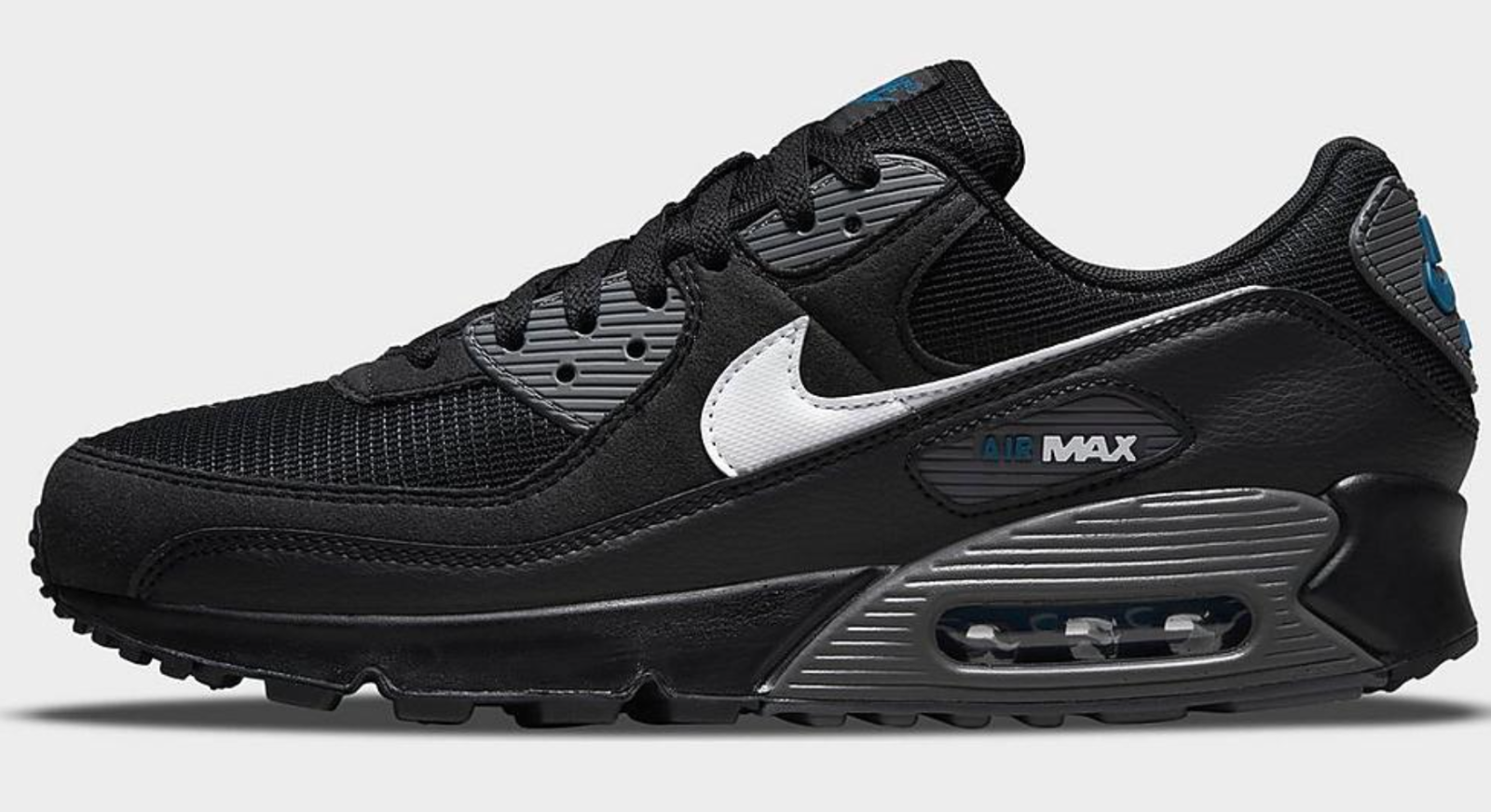 Nike Air Max 90 Black/White/Marina/Iron Grey DR0145-002 Mens 