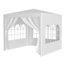 10'x10' Party Tent Outdoor Heavy Duty Gazebo Wedding Canopy + 4 Removable Walls