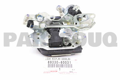 6933060031 Genuine Toyota LOCK ASSY, REAR DOOR, RH 69330-60031 | eBay