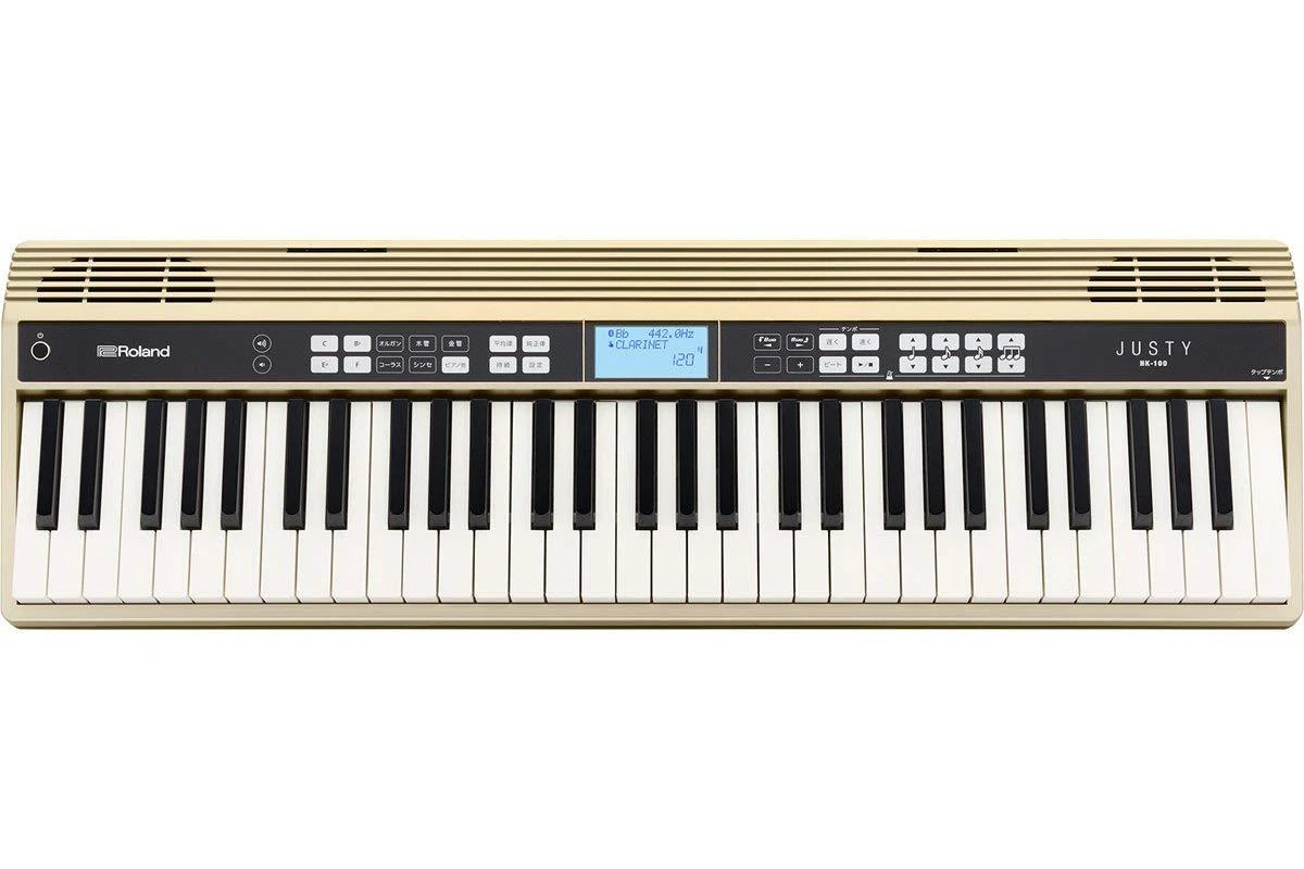 ROLAND JUSTY HK-100 Harmony & Rhythm Practice Electric Keyboard EMS w/ Tracking