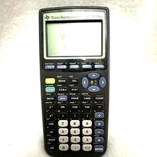 Texas Instruments TI-83 Plus Graphing Calculator Black LCD Display NOT TESTED