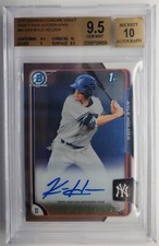2015 Bowman Chrome Draft Kyle Holder Autograph Rookie Card BGS 9.5 w/ 10 Auto