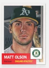 2018 Topps Living now  - Matt Olson #21 Athletics A's - 1953 Design