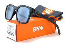 New SPY SAXONY Sunglasses  Black / Happy Gray Green Black Mirror Lens
