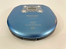 Vintage Panasonic SL-SX270 Portable CD Disc Player Blue Portable - For Parts