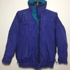 Women’s Columbia Bugaboo Jacket Purple Teal 100% Nylon (LARGE)
