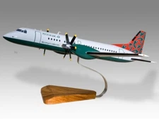 BAe ATP Manx Airlines Desk Wood Airplane New Model Large Scale 1/72