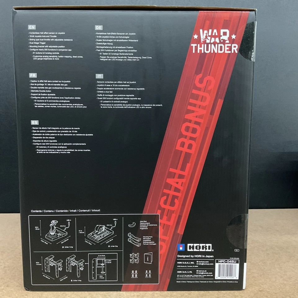 Hori - HOTAS Flight Control System & Mount for PC (Windows 11/10) - Black - Image 2 of 4