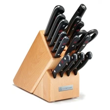 Wusthof Gourmet 16-Piece Knife Block Set | Natural