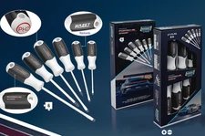 Hazet Porsche Racing Tool Line 6-Piece Screwdriver Set 811/6-PD PH and Slotted