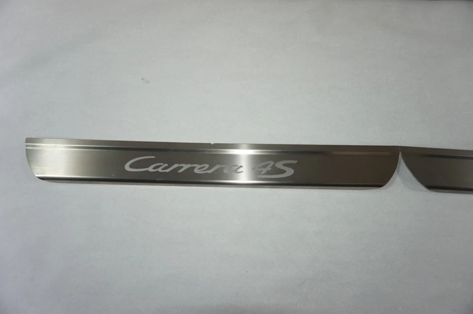 Placa de cubierta de umbral PORSCHE 911 CARRERA 4S 2010 2011 2012 2013 997 OEM Foto 3 de 4