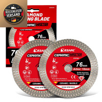 Ezarc Diamant Trennscheibe 76 Mm Fliesen Trennscheibe SuperdüNn