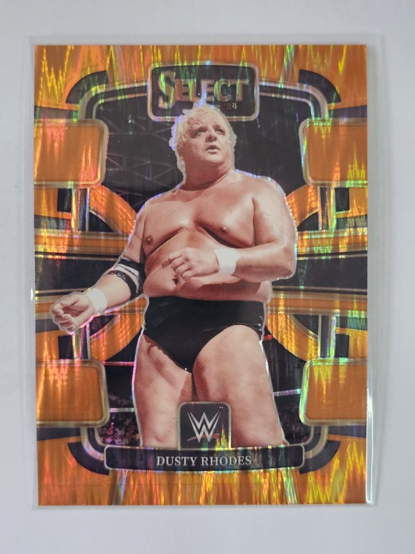 2024 Panini Select WWE - Concourse Dusty Rhodes #1 Orange Flash Prizm