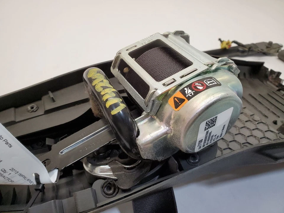 2014-2015 CHEVROLET IMPALA Seat Belt Front VIN 1 4th Digit New Style Passenger Foto 2 de 4