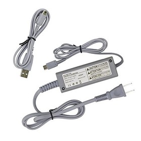Wii U Gamepad Charger Cord - AC Power Adapter & Charging Cable for Nintendo WiiU