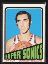 1972-73 Topps #34 Jim Fox - EX/EX+ Set Break!