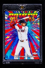 Kristian Campbell RARE COLORBLAST ROOKIE REFRACTOR INVESTMENT SP RC CARD