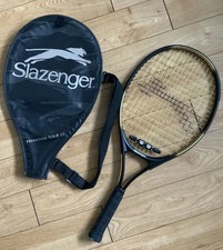 Vintage Slazenger Phantom Tour Tennisschläger 23 Grip G4 Mid-Plus 100 Cover sehr guter Zustand