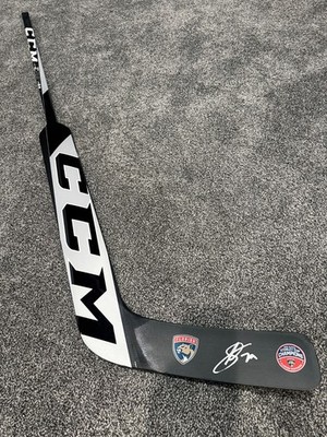 SERGEI BOBROVSKY Florida Panthers SIGNED Autograph Goalie Hockey Stick COA b