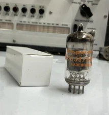 Amperex Holland 6DJ8  ECC88 vacuum tube - New Old stock - white box  - Tested
