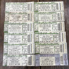 2000s Rock Concert Ticket Lot - Metallica- Social Distortion - Yellowcard - Etc