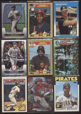 50 Lot w Barry Bonds Rookie Tony Gwynn Kirby Puckett  Rickey Henderson Tiffany