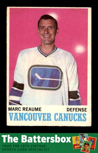 Marc Reaume #119 1970 O-Pee-Chee card