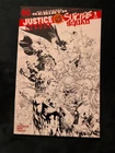 JUSTICE LEAGUE VS SUICIDE SQUAD #1 ED BENES B&W EXCLUSIVE HARLEY QUINN SUPERMAN