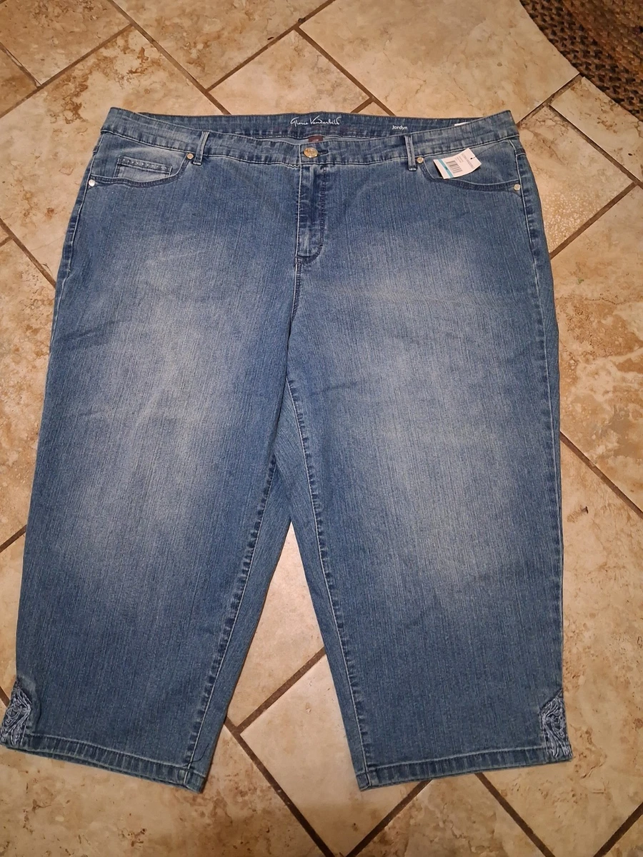 NWT $46 Gloria Vanderbuilt Jordyn Capris Mid-Rise Size 10