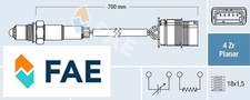 FAE 77760 Lambdasonde Lamdasonde für BMW 