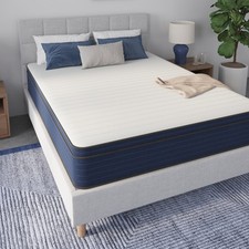 12in Queen Hybrid Mattress - Medium Firm Cooling Gel Memory Foam