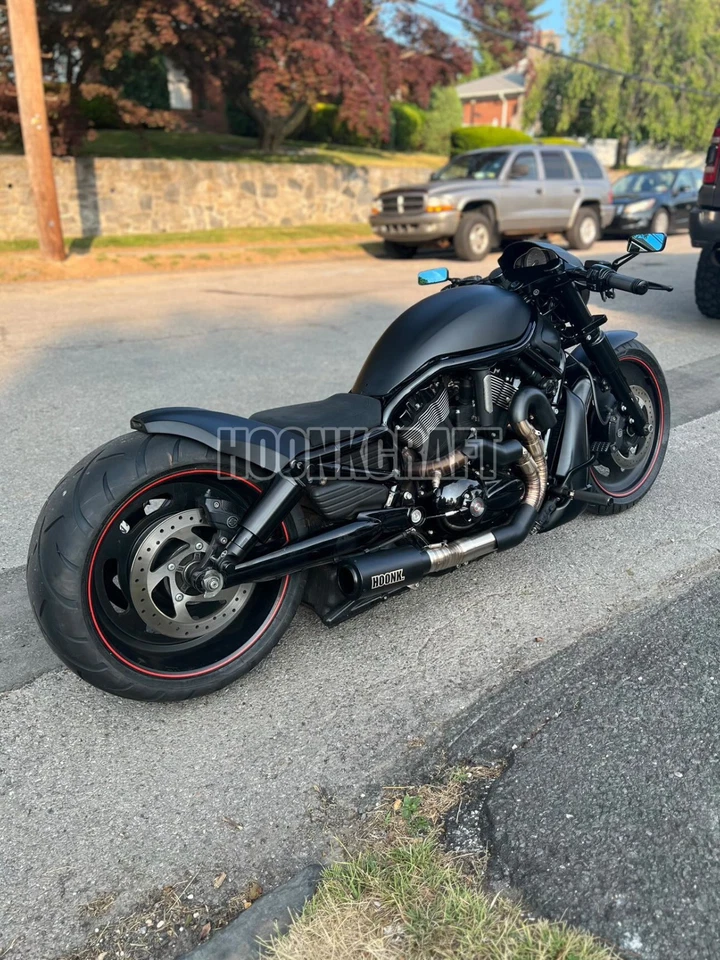 Sistema de escape personalizado para Harley Davidson V-ROD / NIGHT ROD / VROD / V ROD Foto 4 de 4