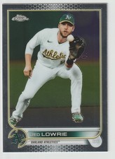 2022 Topps Chrome Jed Lowrie #140 Oakland Athletics