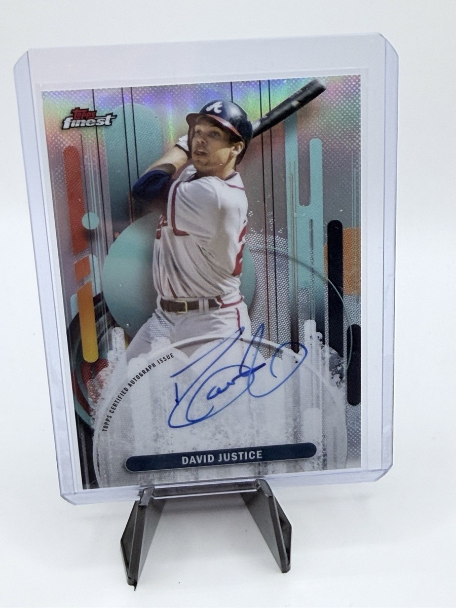 Sports Card Singles David Justice 2025 Topps Finest Autographed | eBay