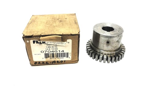 Mozzo Falk 1050T 1.000 foro 1/4 x 1/8 KW senza set viti 0704614 NOS - Foto 1 di 6