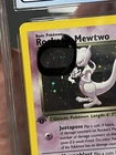Rocket’s Mewtwo Pokémon Gym Challenge 14/132 Holo 1st Edition OLD CGC 8.5 SWIRL