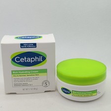 CETAPHIL Rich Hydrating Night Cream For Face, With Hyaluronic Acid, 1.7 oz