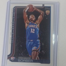 Topps 2025-26 Thomas Sorber Rookie #215 Oklahoma City Thunder Basketball Card