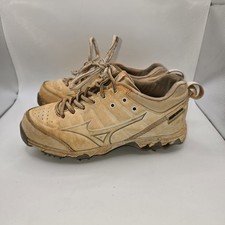 Mizuno Men's Metal Baseball Softball Cleats Tan US Size 5.5 Used